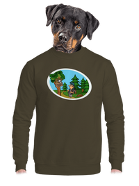 unisex mikina bez kapucne