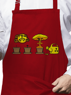 Atom bloom zástera Red