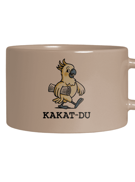 Kakat-du hrnček makronka Brown Macaron