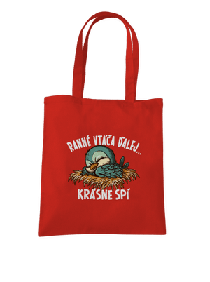 Ranné vtáča spí taška Bright Red