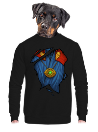 unisex mikina bez kapucne