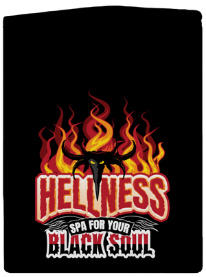 Hellness pánska mikina na zips Black