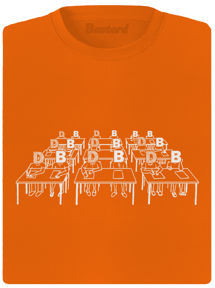 Cimrman: Debil, blbeček dámske športové tričko Neon Orange
