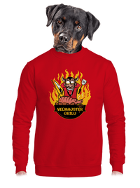 unisex mikina bez kapucne