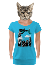 dámske tričko s lemom