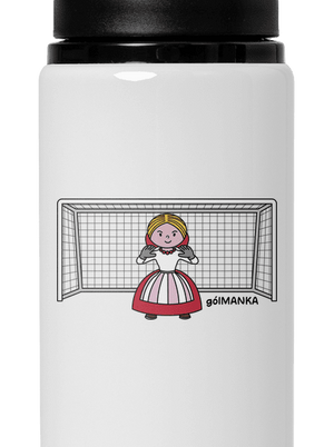 Gólmanka flaša na vodu White