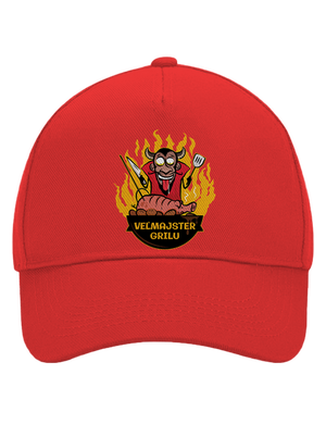 Veľmajster grilu šiltovka baseballka Classic Red