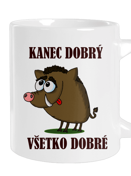 Kanec dobrý veľký hrnček White