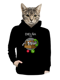 dámska mikina klokanka