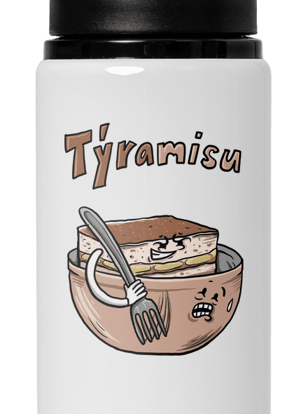 Týramisu flaša na vodu White