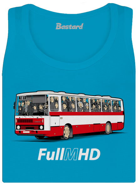 Full MHD dámske tielko klasické Blue Atol