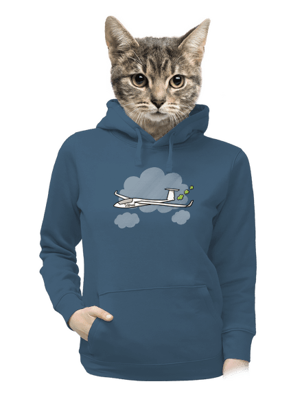 Větroň dámska mikina klokanka Denim