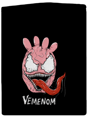 Vemenom dámska mikina na zips Black