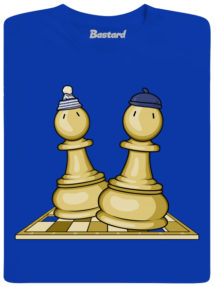 Šach a Mat detské tričko Royal Blue