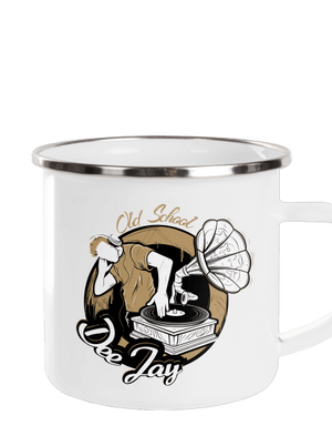 Old school DJ plecháčik White