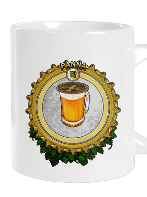 Pivný horoskop: Panna veľký hrnček White