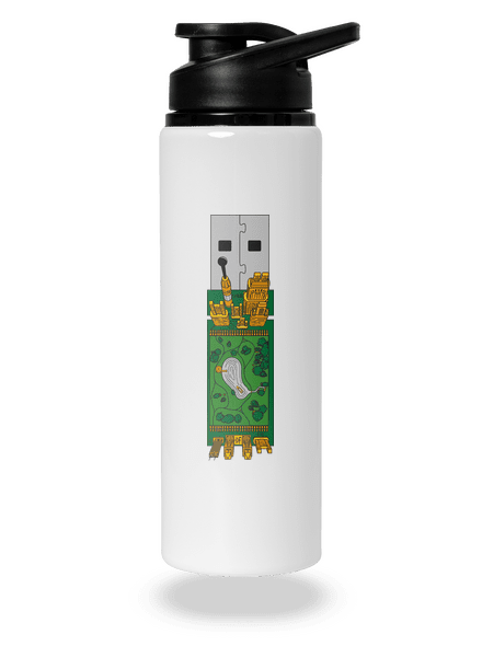 USB city flaša na vodu White