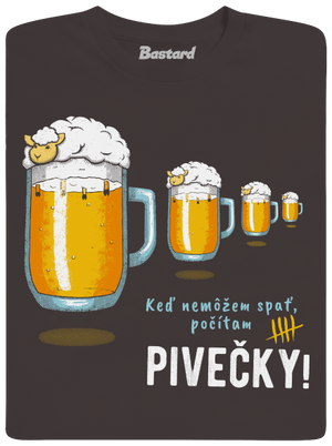 Pivečka pánske dlhý rukáv Bear Brown