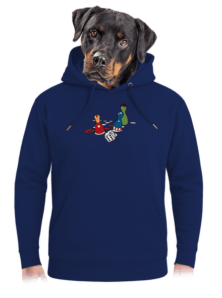 Superhrdina nehnevaj sa unisex mikina premium Navy