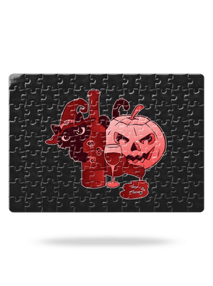 Hello, víno puzzle White