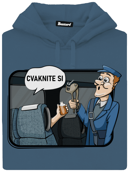 Cvaknite si dámska mikina klokanka Denim