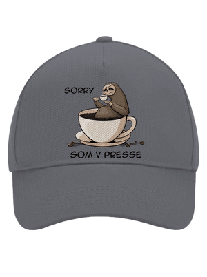 V presse šiltovka baseballka Graphite grey