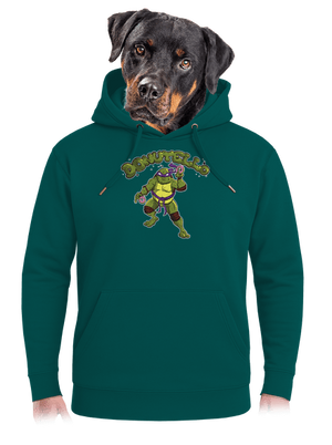 Donutello unisex mikina premium Emerald Green