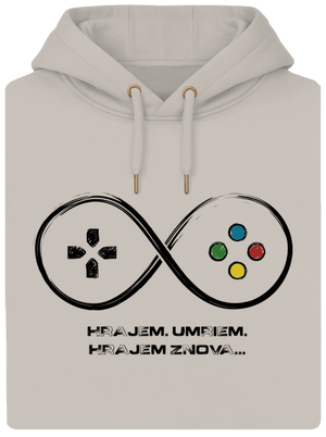 Hrajem znova unisex mikina premium Pastel Macchiato