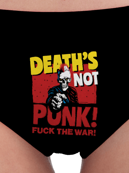 Death's not punk dámske nohavičky Black