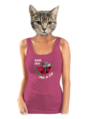 Som iná dámske tielko klasické Magenta