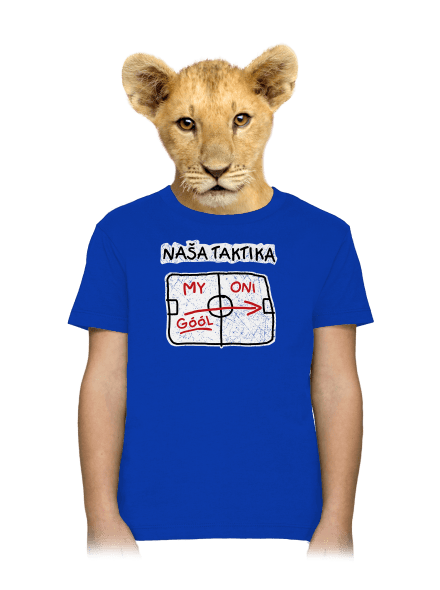 Naša taktika detské tričko Royal Blue