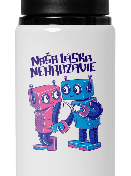 Roboti flaša na vodu White