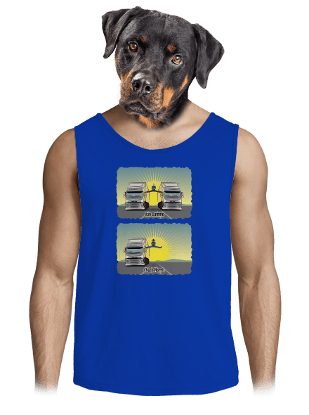 Chuck & Truck pánske tielko Royal Blue