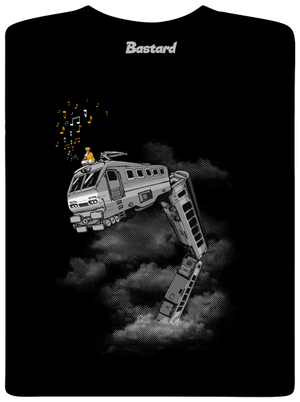 Snake Train pánske dlhý rukáv Black