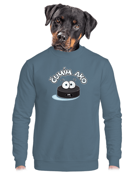 Čumím ako puk unisex mikina bez kapucne Nordic Blue