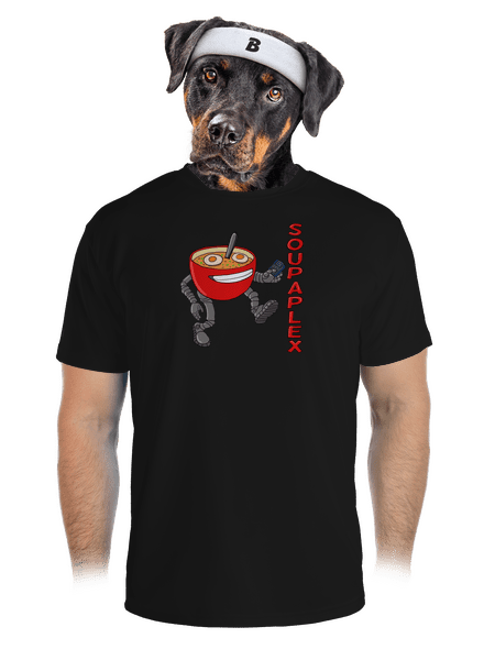 Soupaplex pánske športové tričko Black