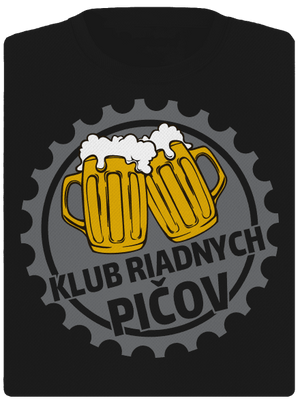 Klub riadnych pičov dámske športové tričko Black