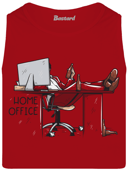 Home Office pánske tielko Red