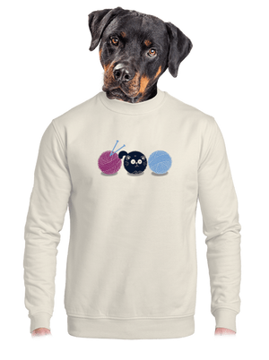 unisex mikina bez kapucne