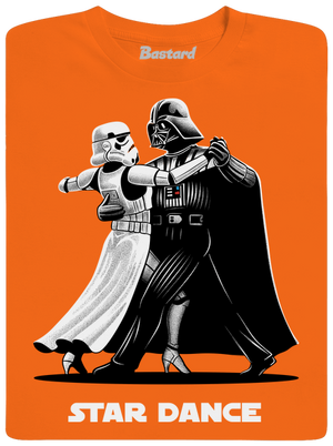 Star dance pánske tričko Orange