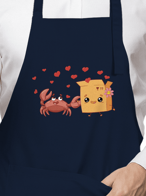 Krab a krabica zástera Navy