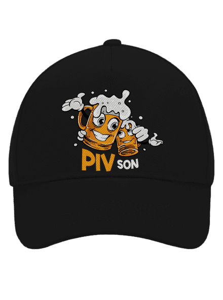 Pivson šiltovka baseballka Black