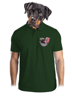 Vo forme pánska polokošeľa Bottle Green Mal