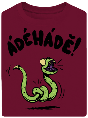 Ádéhádě unisex tričko oversized Garnet
