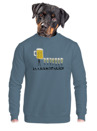 unisex mikina bez kapucne