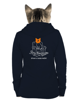 dámska mikina na zips