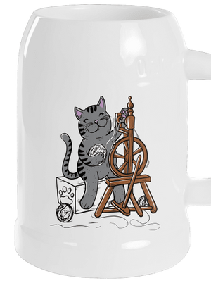 Mačka pradie polliter White