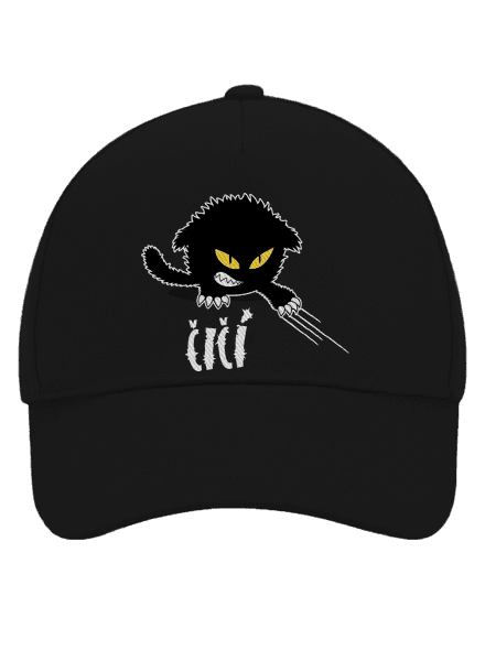 Čičina šiltovka baseballka Black