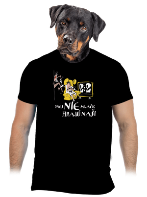 Hrajú naši pánske tričko Black