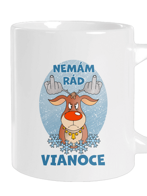 Nemám rád Vianoce veľký hrnček White